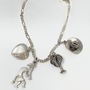 Sterling Silver charm bracelet